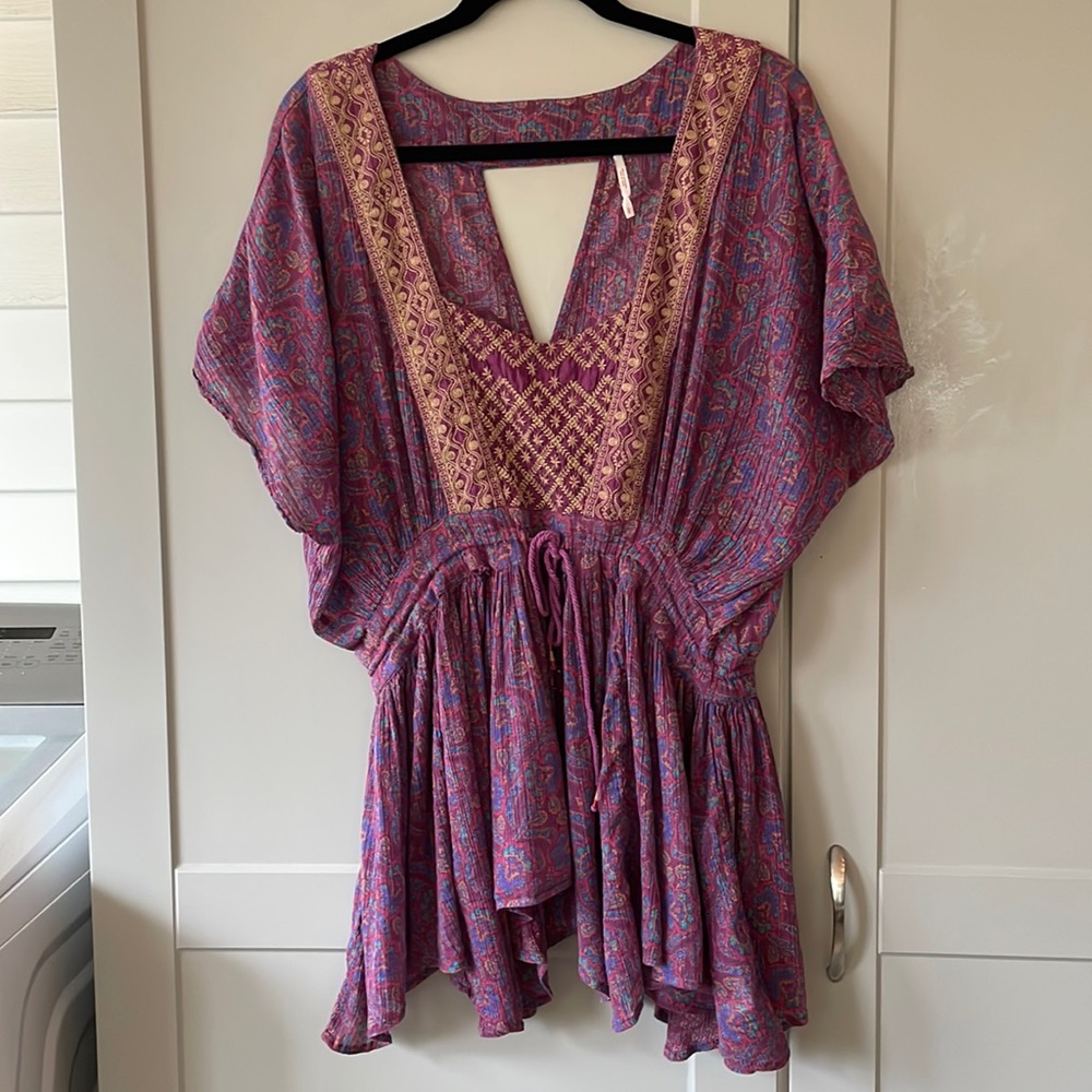 Free People bohemian flowy top